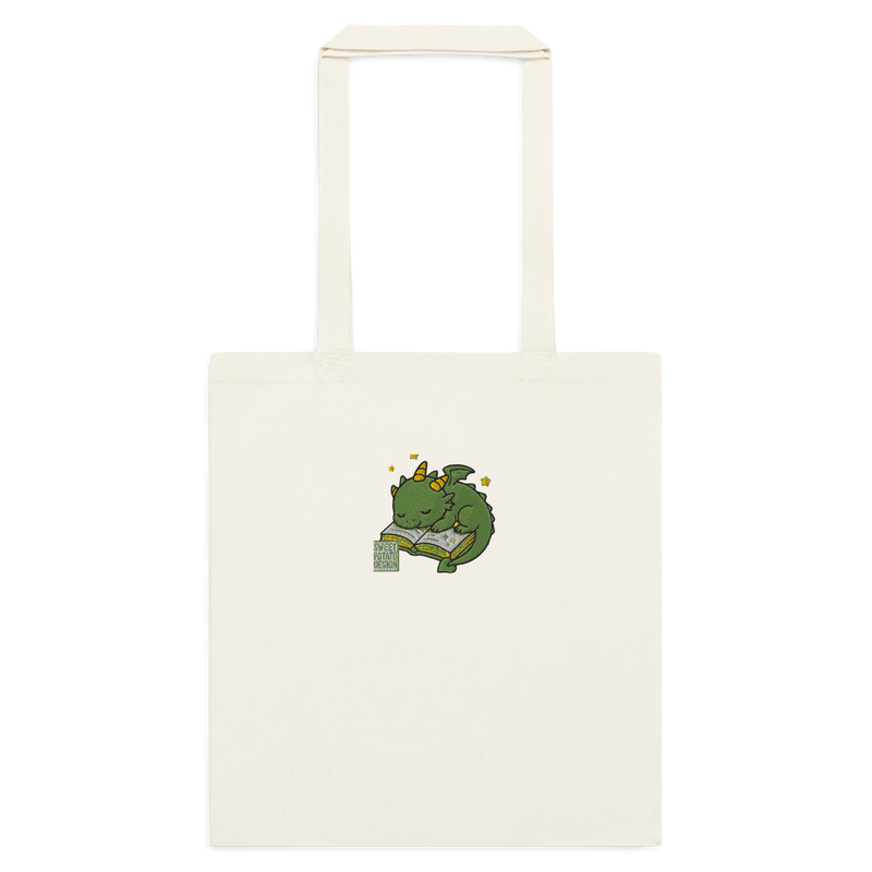 Freckles - Dragon - Cotton color tote bag
