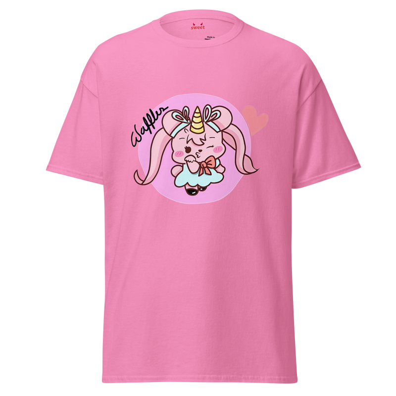 Waffles - Camiseta clásica unisex